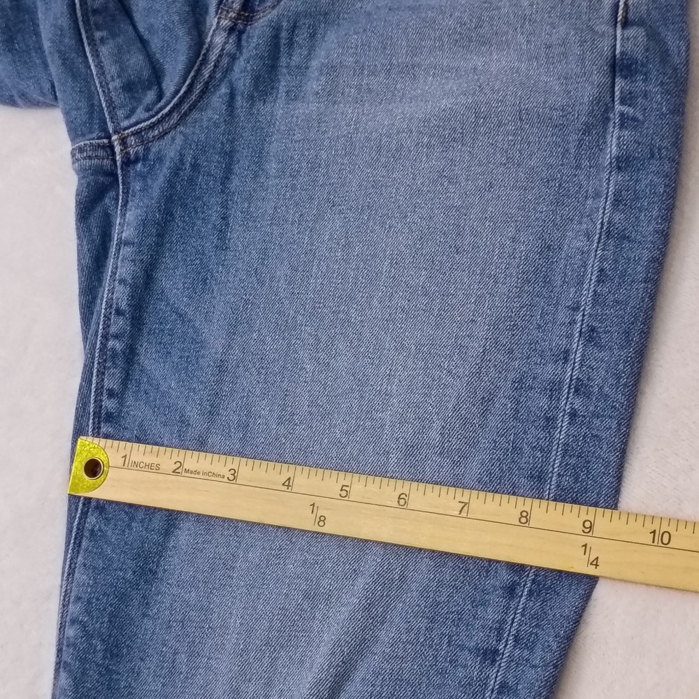 American Eagle Mom Jeans Womens 2 Regular Blue Stretch High Rise Tapered Denim - Picture 11 of 16